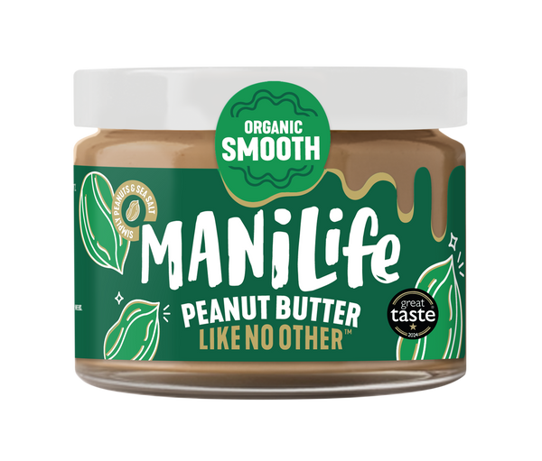Organic Smooth Peanut Butter - 275g (Pack of 3)