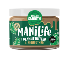 Organic Smooth Peanut Butter - 275g (Pack of 3)