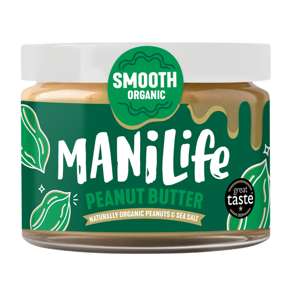 Organic Smooth Peanut Butter - 275g (Pack of 3)