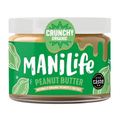 Organic Crunchy Peanut Butter - 275g (Pack of 3)