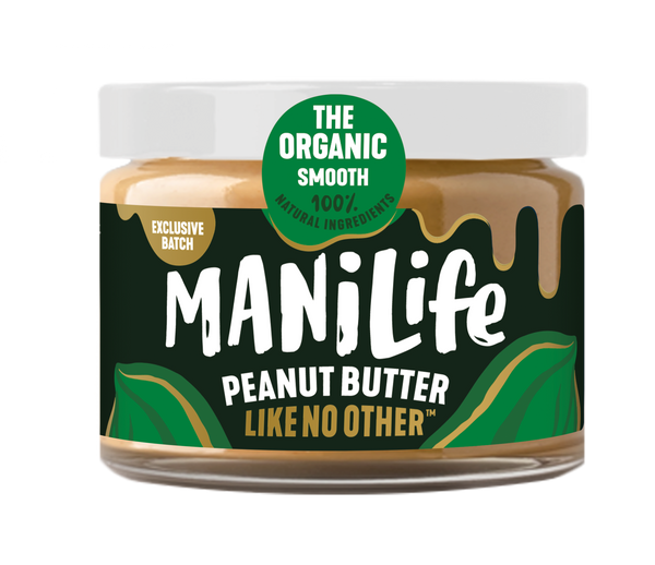Organic Smooth Peanut Butter - 275g (Pack of 3)